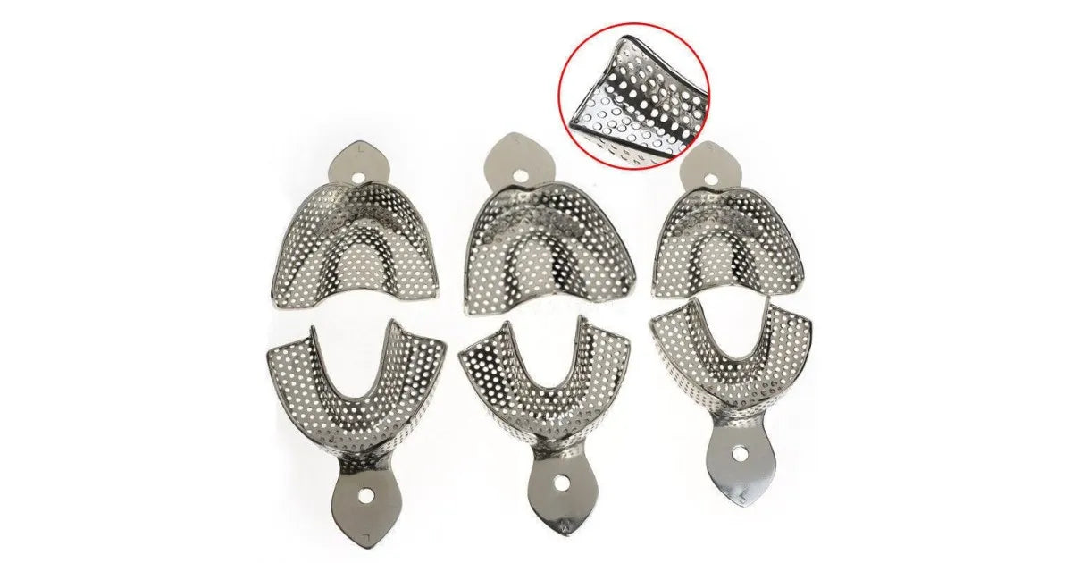 Perforated rim lock impression trays kit