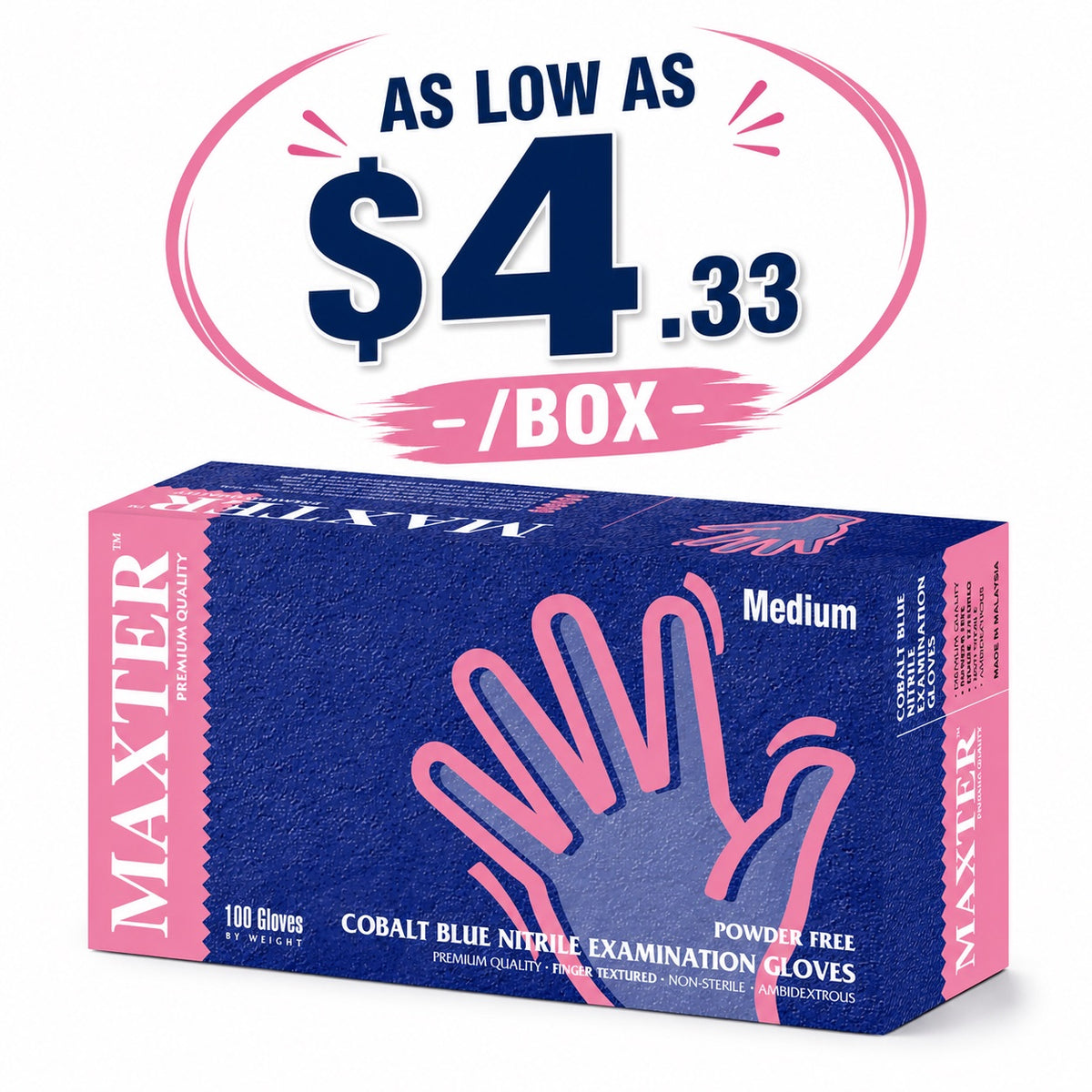 Maxter Nitrile Powder Free